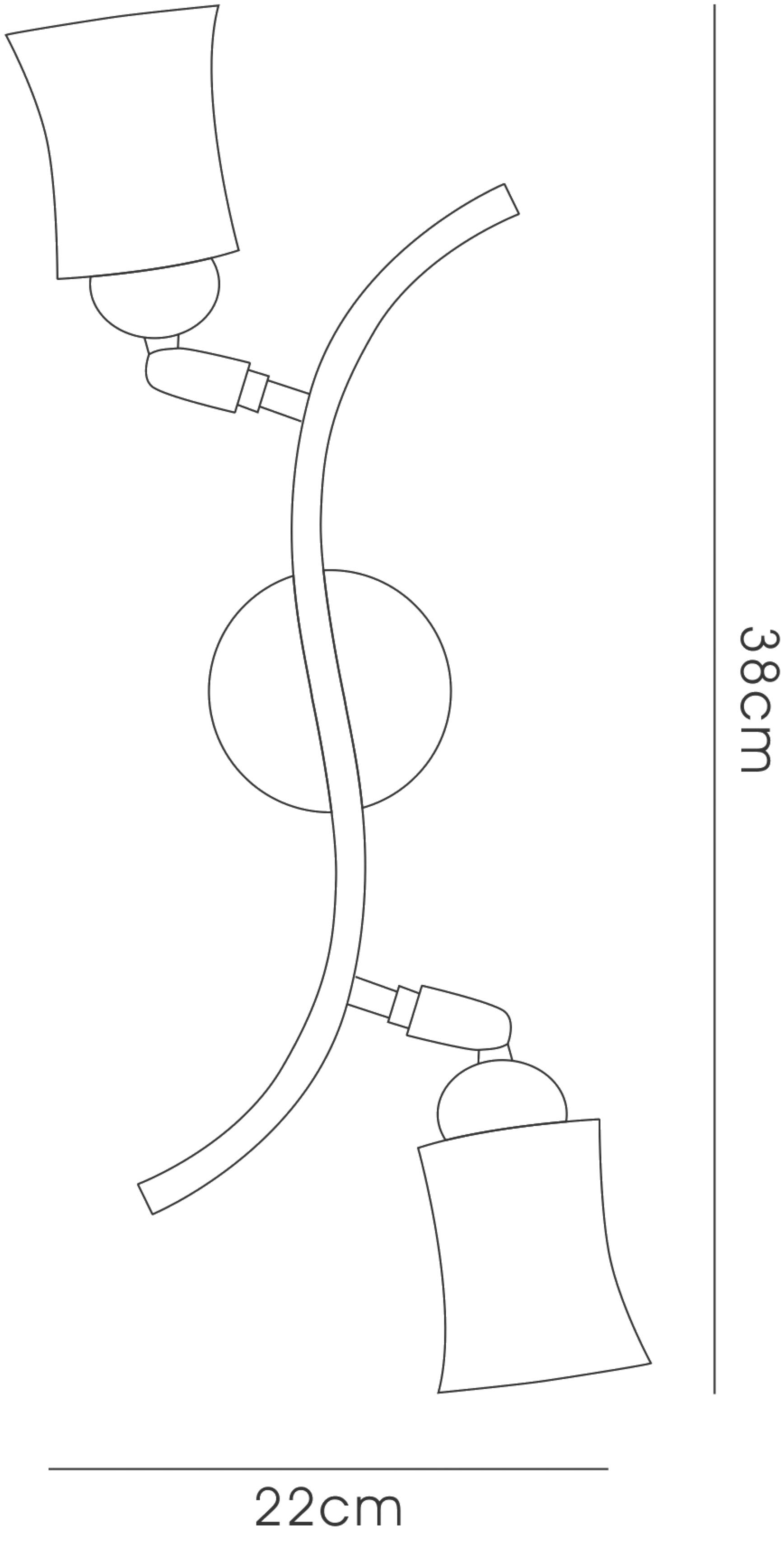 Toscano Wall Lights Diyas Armed Wall Lights